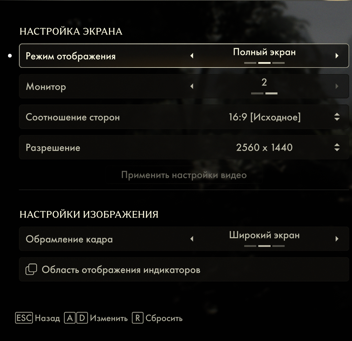 Скриншот настроек 1