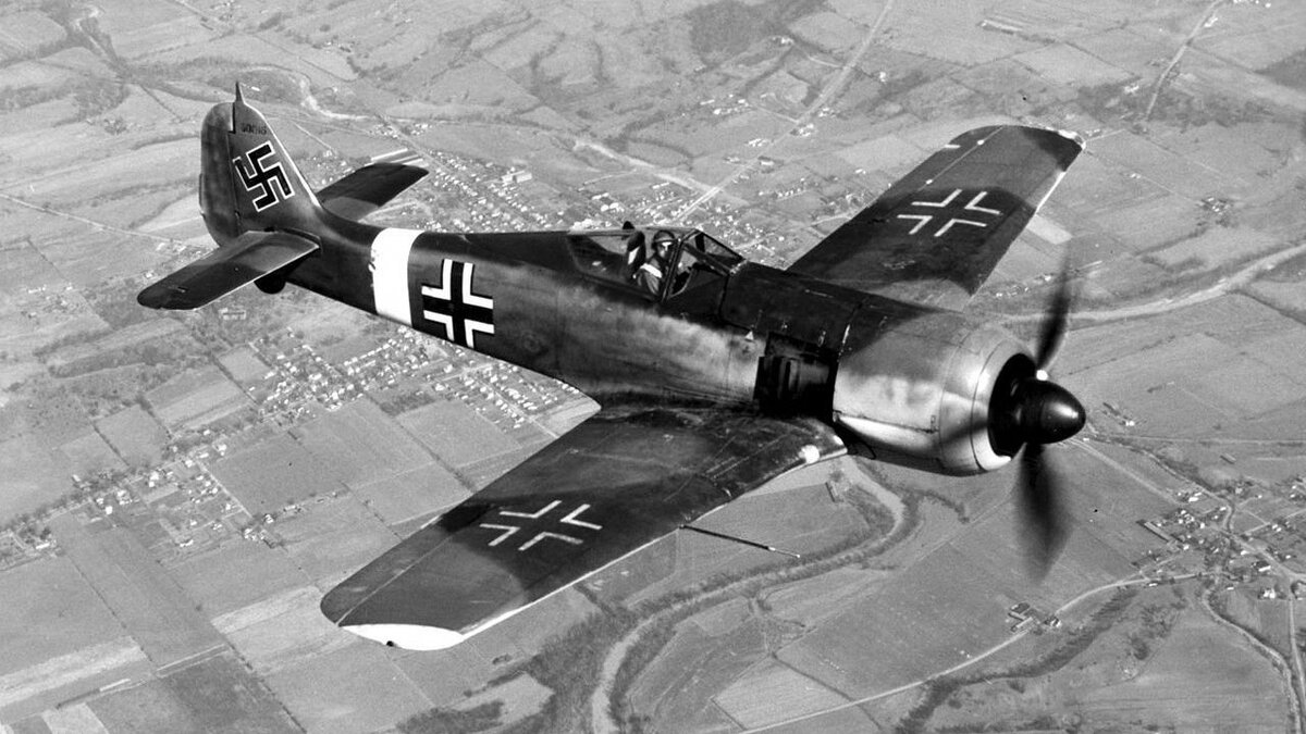 Focke-Wulf Fw 190 гитлеровских люфтваффе. Фото: commons.wikimedia.org