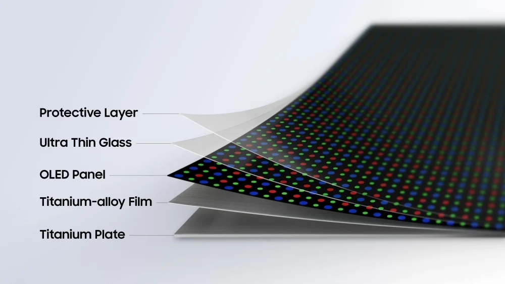 Благодаря Flex Titanium новый дисплей для складных смартфонов Samsung станет тоньше и прочнее