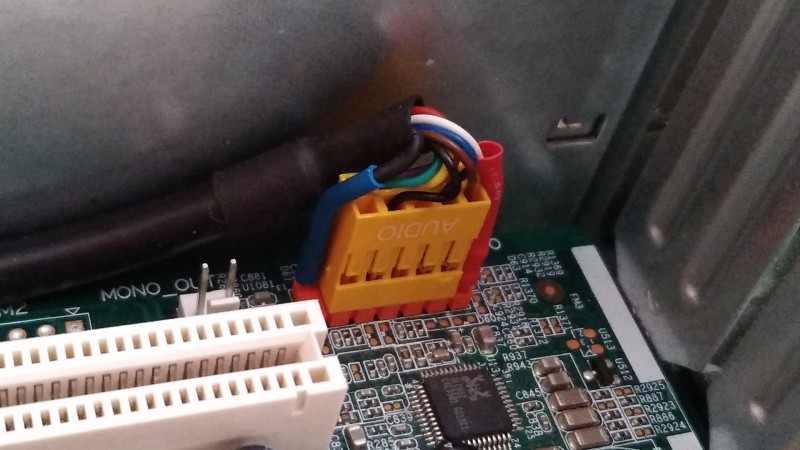 Распиновка F_PANEL и F_AUDIO материнской платы lenovo is6xm rev 1.0 ...