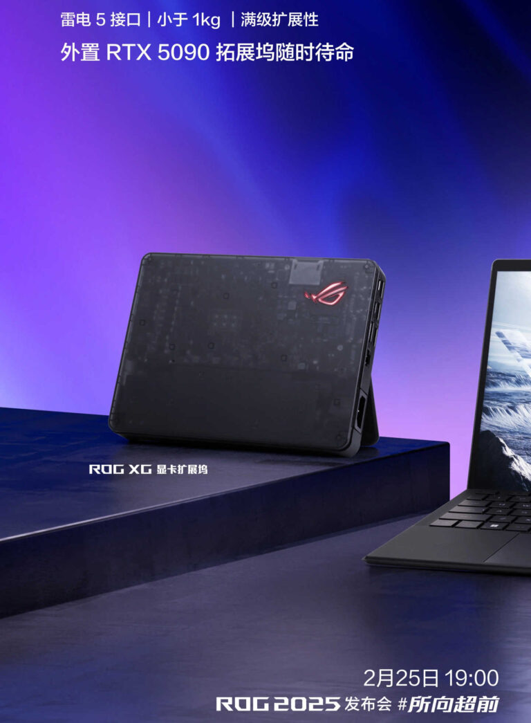 ASUS представит 25 февраля eGPU ROG XG 2025 года: будет версия с ...