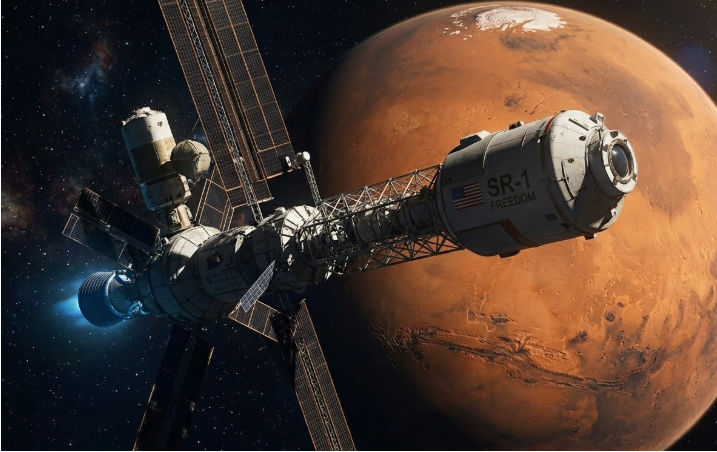 Nasa Sr1 Development NASA запустит на Марс космический аппарат SR-1 Freedom с ядерным ...